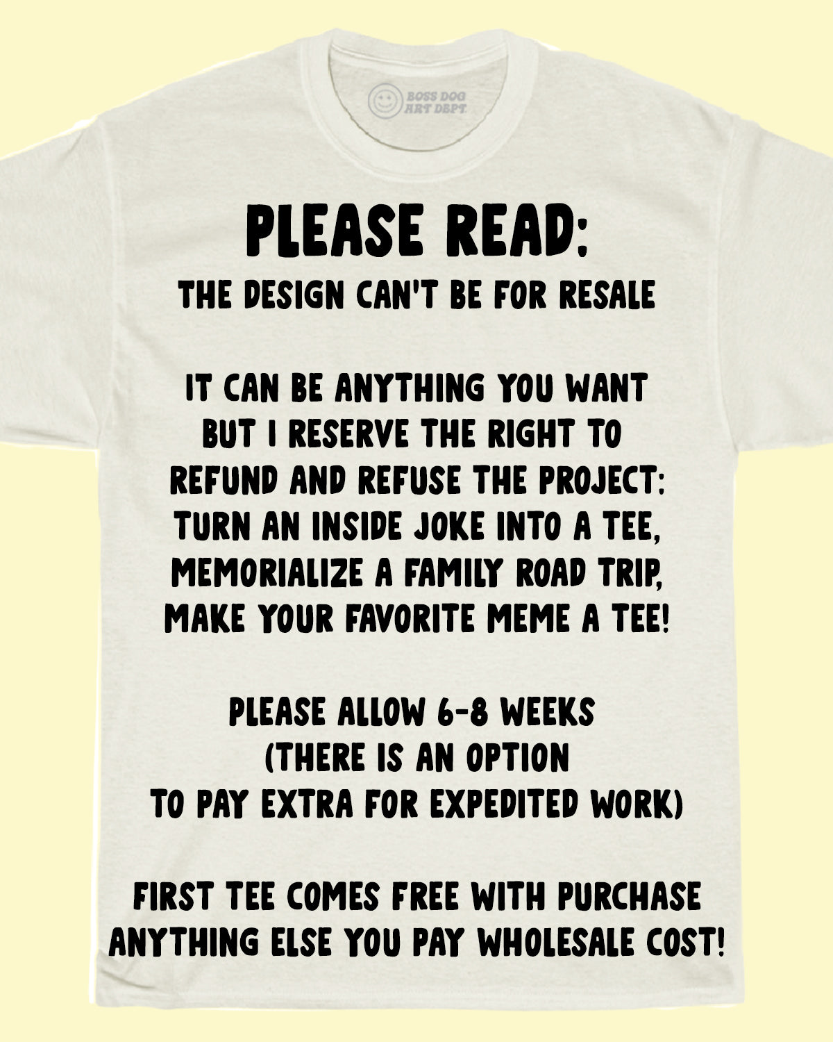 Design Your Own Tee!!