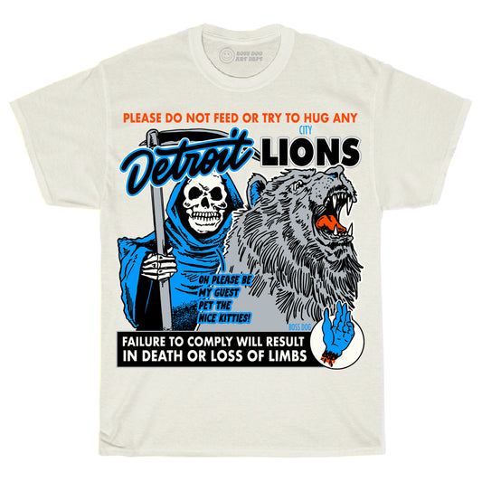 Don't Feed The Lions Ivory Tee