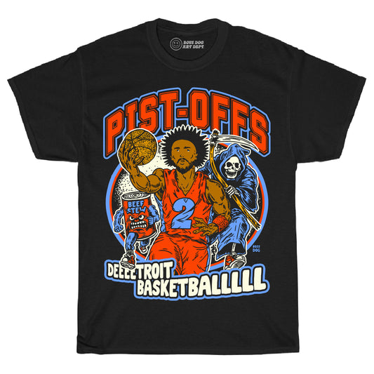 Detroit Pist-Offs Black Tee