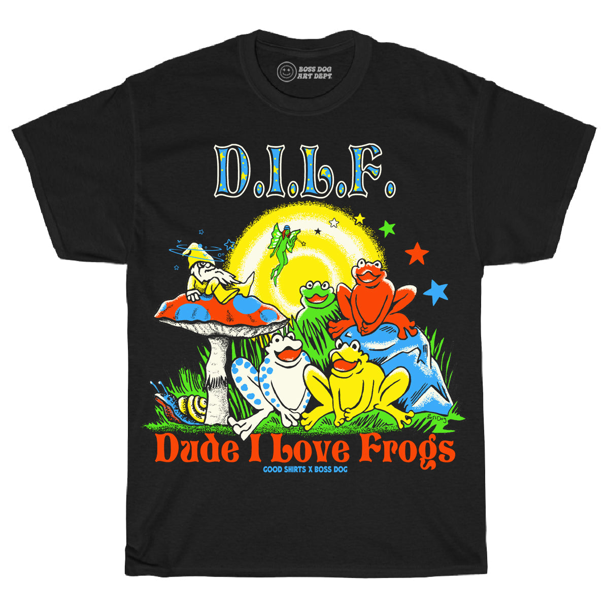 DILF Black Tee