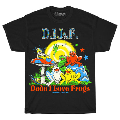 DILF Black Tee