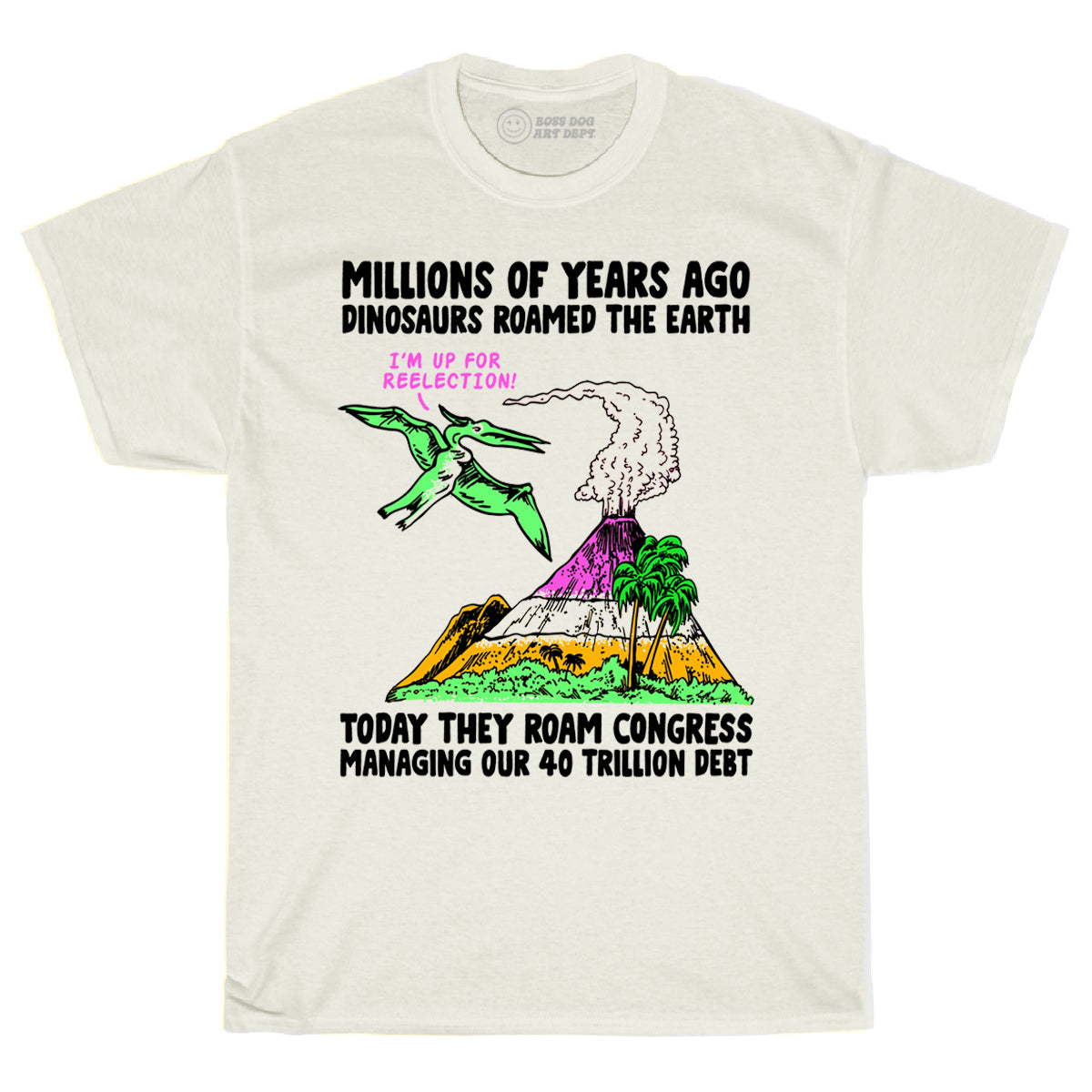 Dinosaurs Ivory Tee