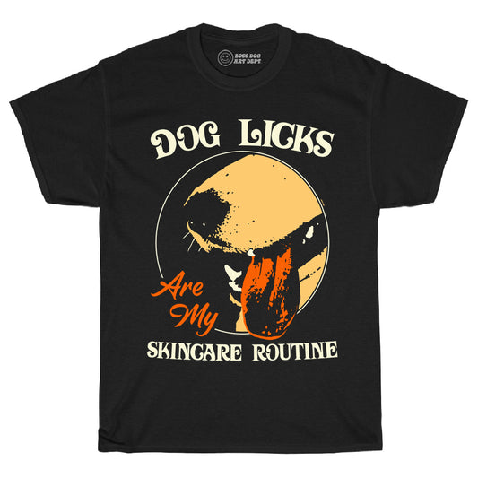 Dog Licks Black Tee