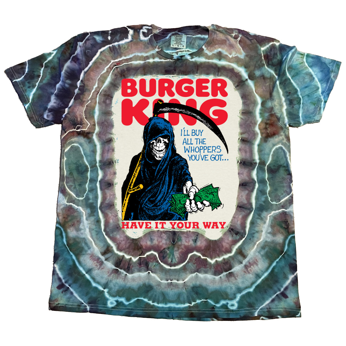 Burgie King Ice Dye Tee