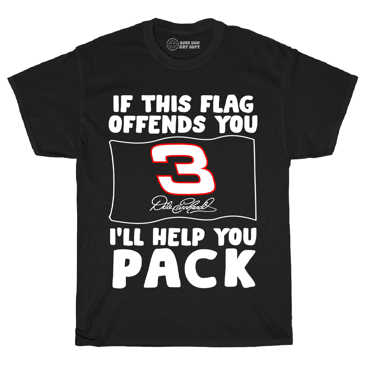 Dale Flag Black Tee