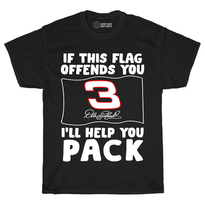 Dale Flag Black Tee