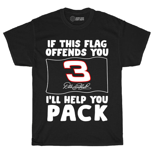 Dale Flag Black Tee