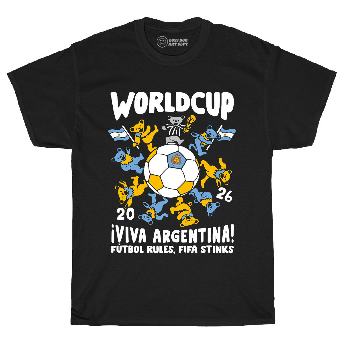 Dead Cup Argentina Black Tee