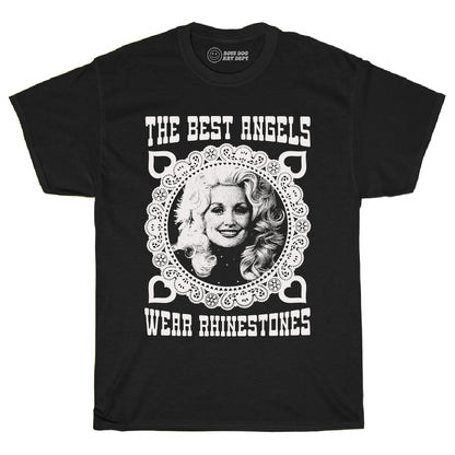 Dolly Angel Black Tee