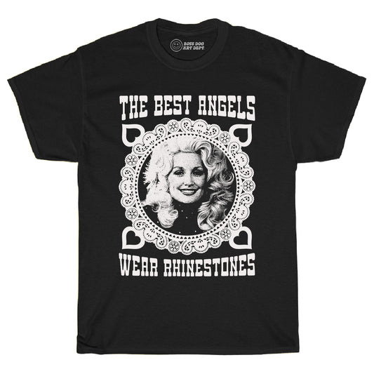 Dolly Angel Black Tee