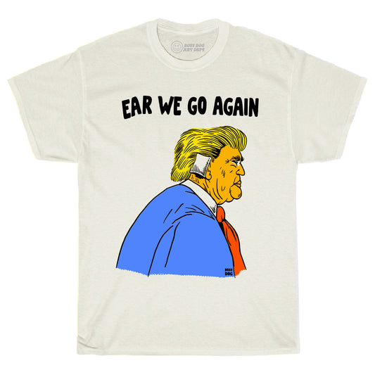Ear We Go Again Ivory Tee