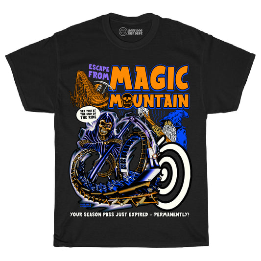Magic Mountain Black Tee