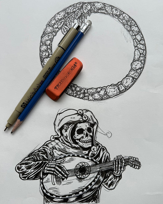 Grateful Reaper Sketch