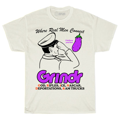 GRINDR Ivory Tee