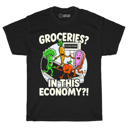 Groceries Black Tee