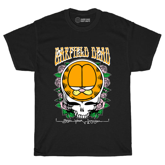 Garfield Dead Black Tee