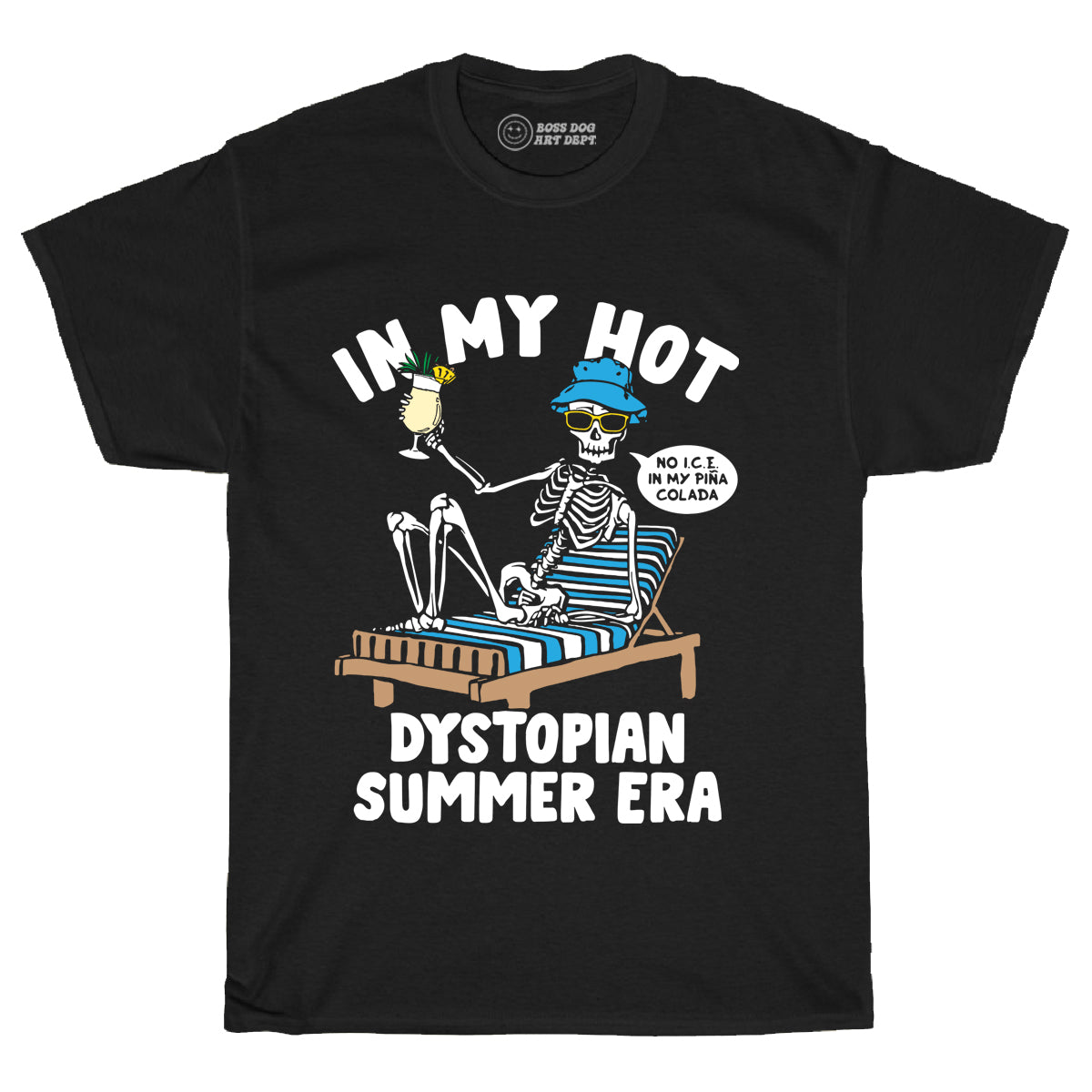 Hot Dystopian Summer Black Tee