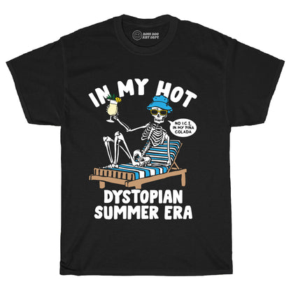 Hot Dystopian Summer Black Tee