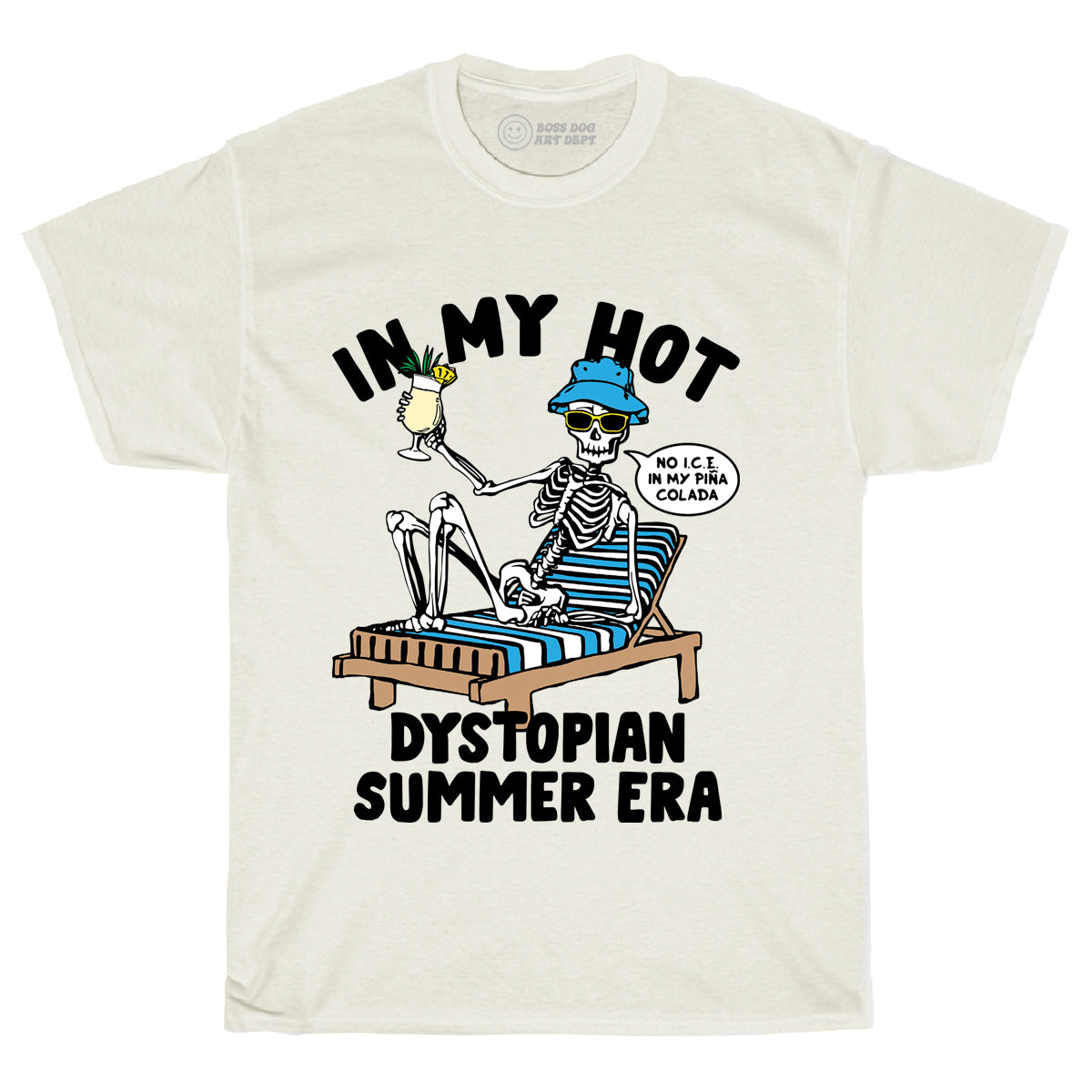Hot Dystopian Summer Ivory Tee