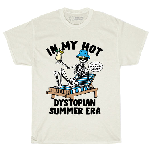 Hot Dystopian Summer Ivory Tee