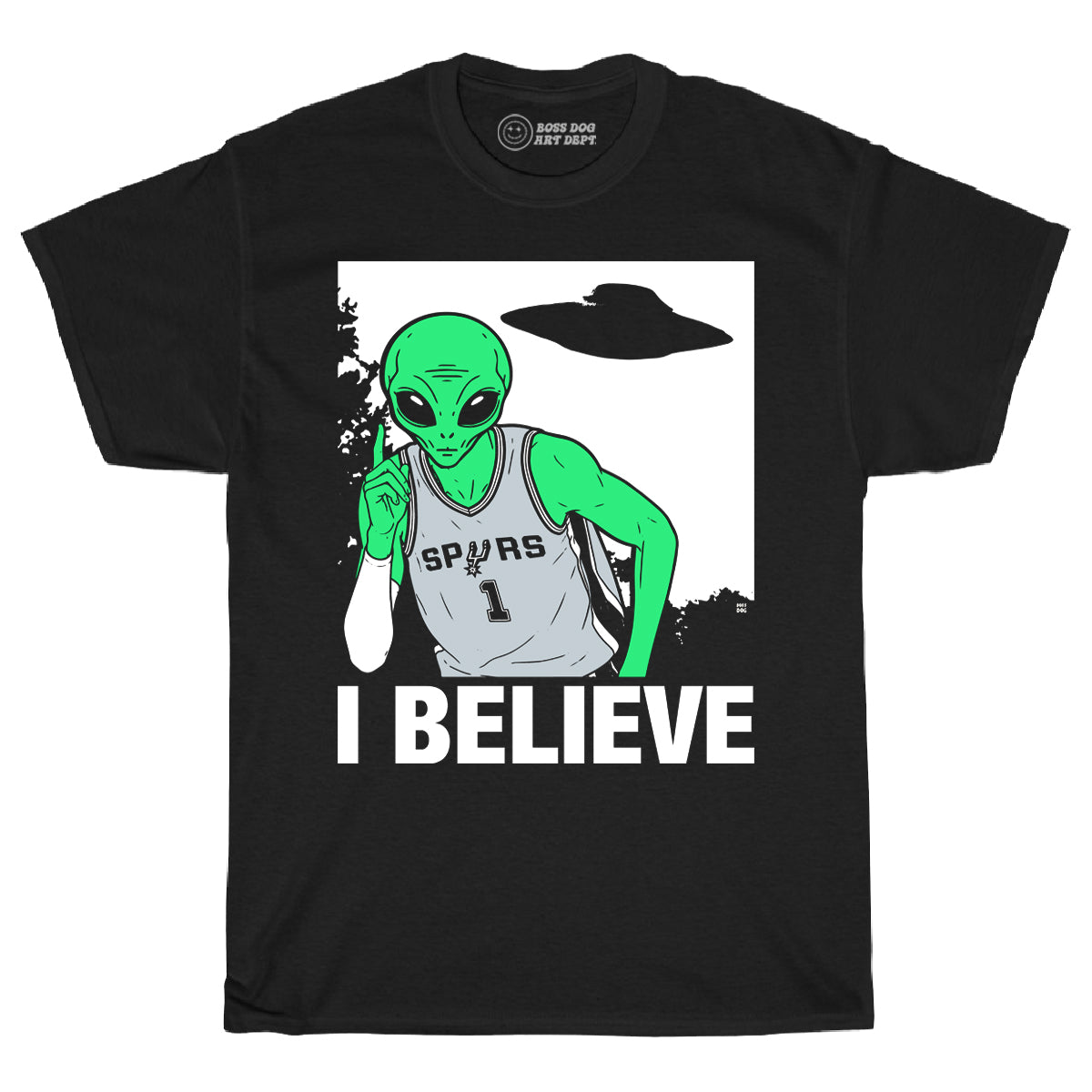 I Believe Black Tee