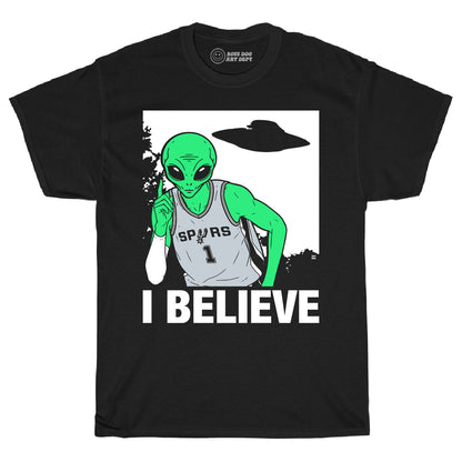 I Believe Black Tee