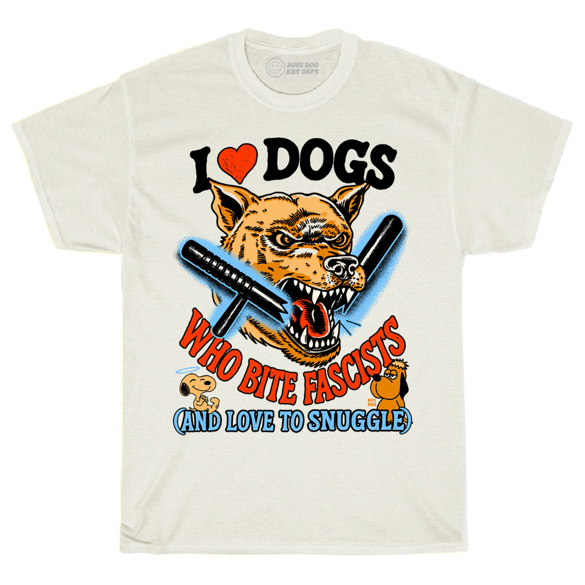 I Heart Dogs Ivory Tee