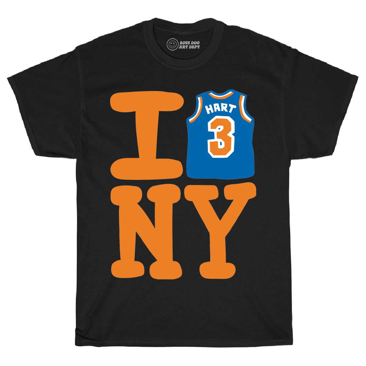 I Hart NY Black Tee