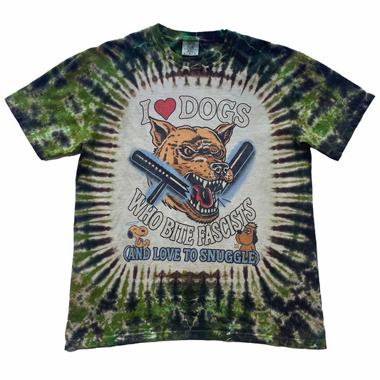 I Love Dogs Tie Dye Tee