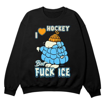 I love Hockey Black Crewneck