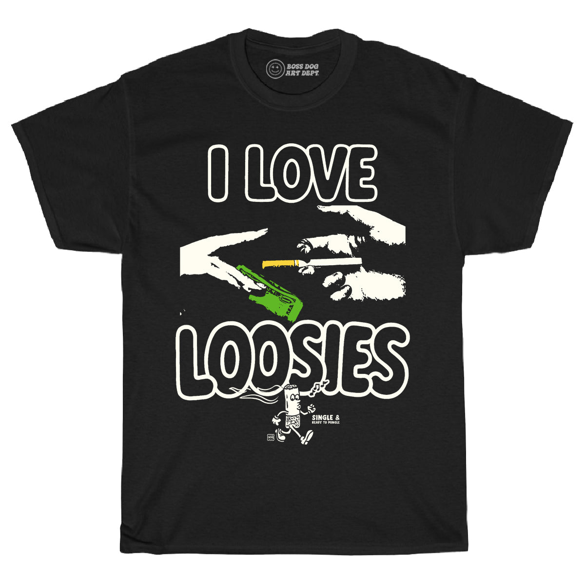 Loosies Black Tee