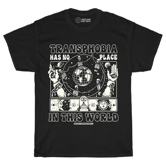 Transphobia Black Tee