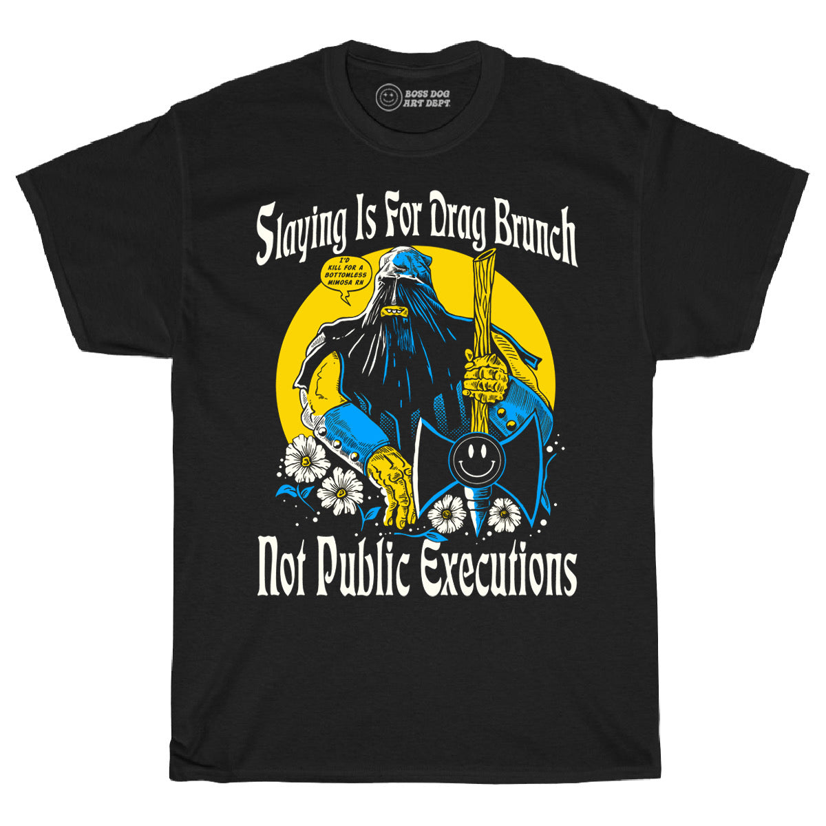 Slaying Brunch Black Tee