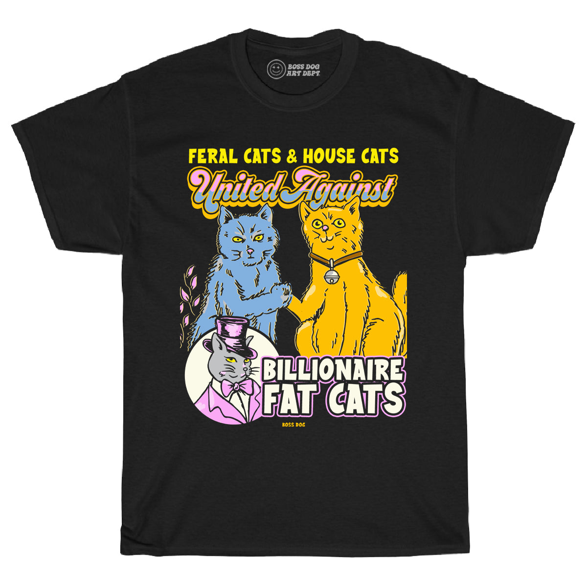 Billionaire Fat Cats Black Tee