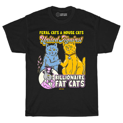 Billionaire Fat Cats Black Tee