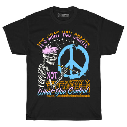 It's What You Create Peace Black Tee