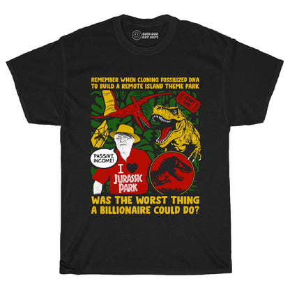Dino Park Black Tee