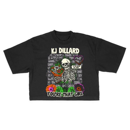 KJ Dillard Black Crop Top