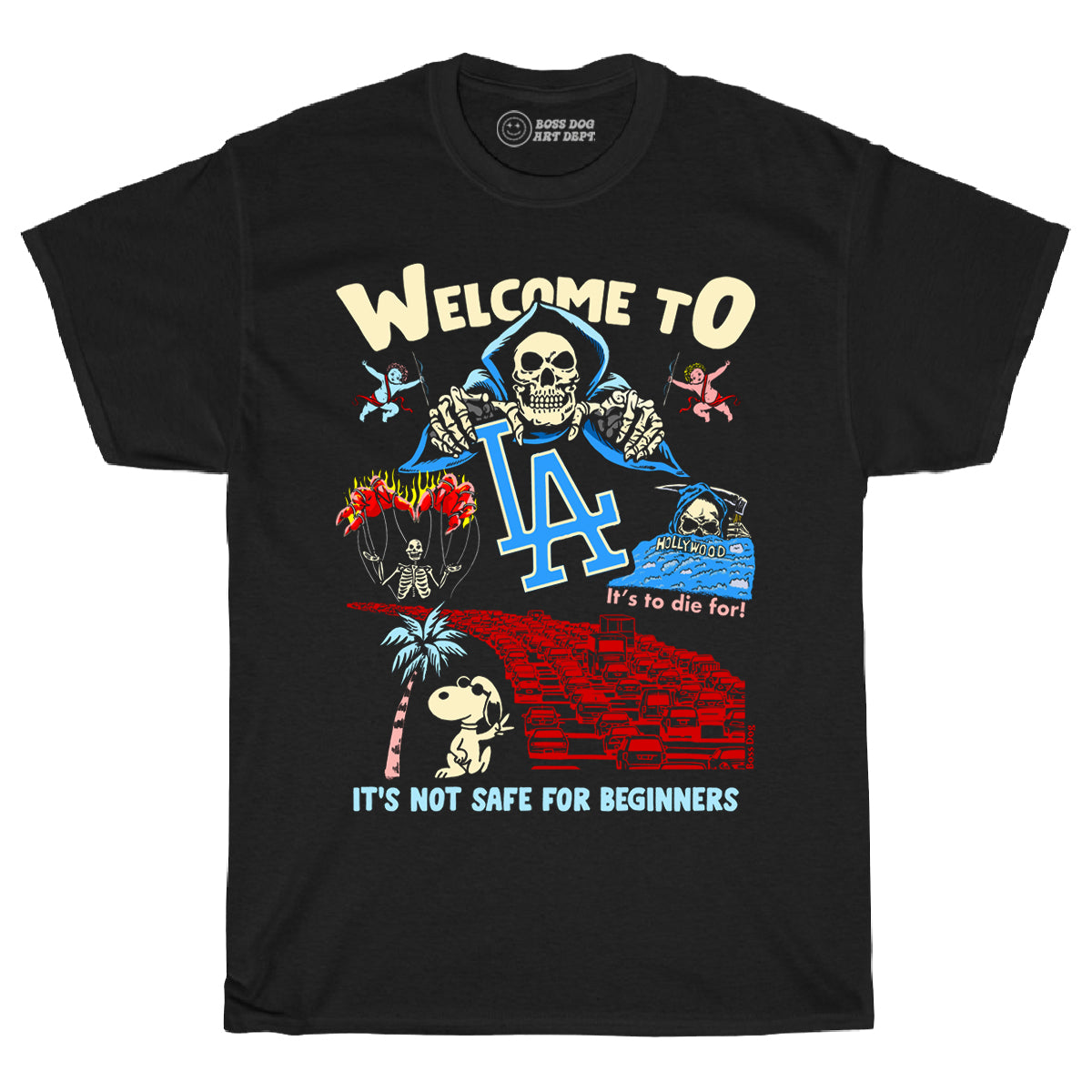 Welcome To LA Black Tee
