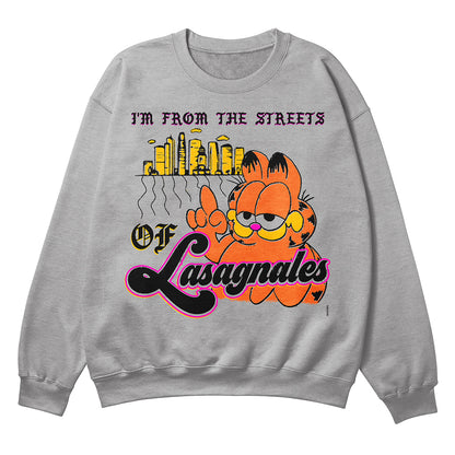Streets of Lasangales Grey Crewneck