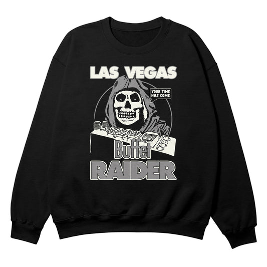 Buffet Raider Black Crewneck