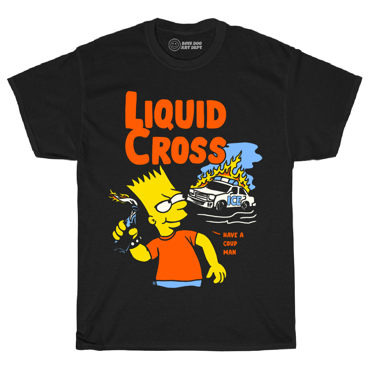 Liquid Cross Black Tee