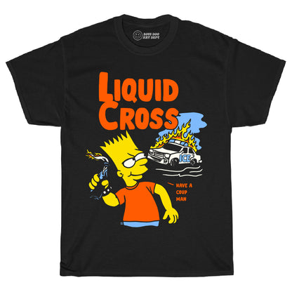 Liquid Cross Black Tee