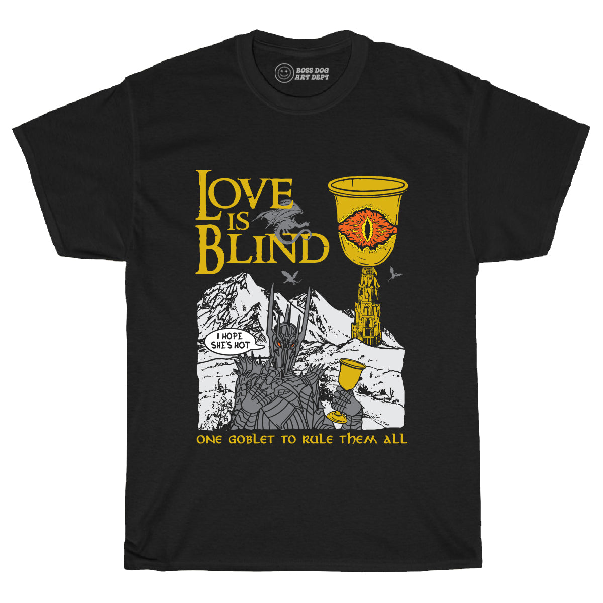 Love Blind Black Tee