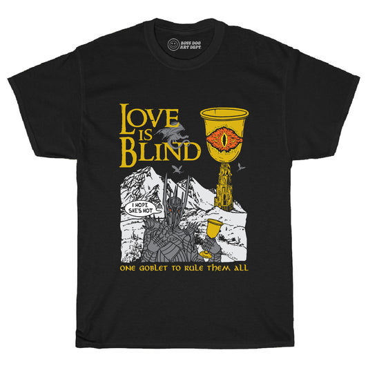 Love Blind Black Tee
