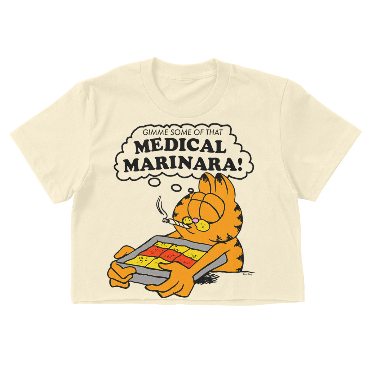Medical Marinara Ivory Crop Top