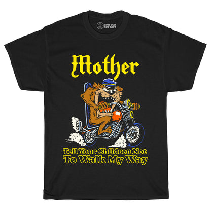 Mother Black Tee