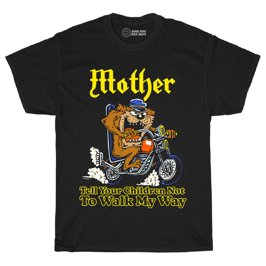 Mother Black Tee