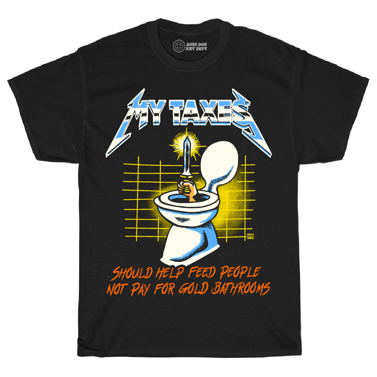 My Taxes Black Tee