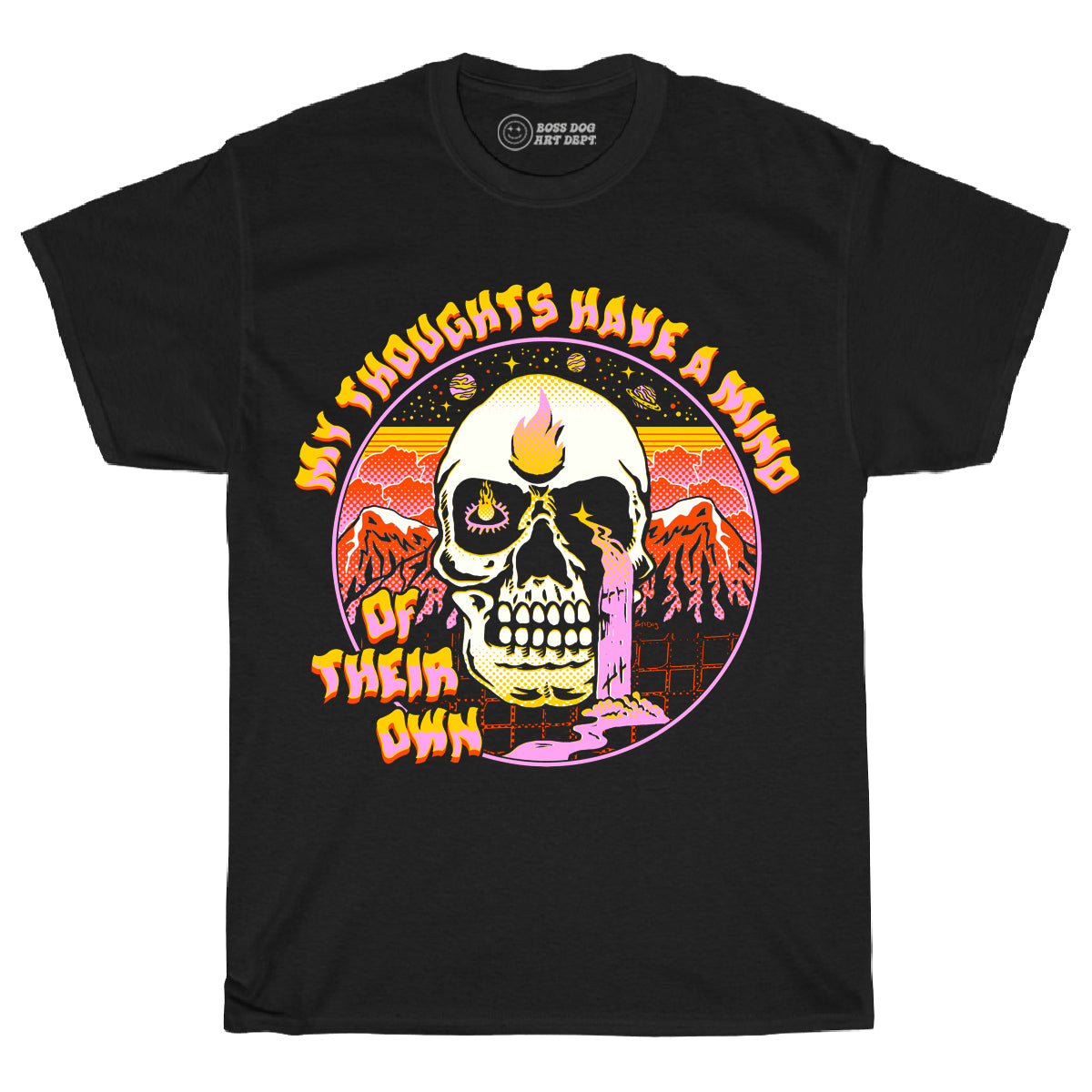 My Thoughts Black Tee